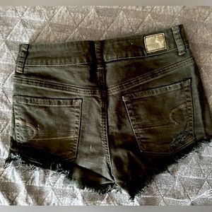 American Eagle Cutoff Shorts. Black. Size 4